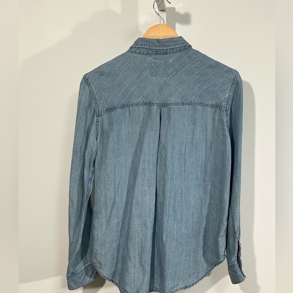 Rails Embroidered Rose Chambray Shirt – “Charli” Style (Women’s S) - Picture 2 of 5